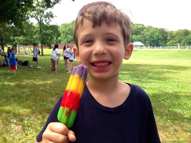 One very happy camper!